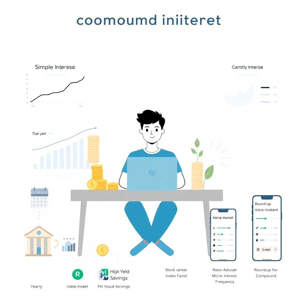 Interest compounding explained for beginners in simple terms
