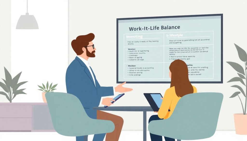 Managing Finances for a Healthy Work-Life Balance - иллюстрация