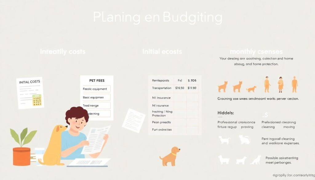 Renting with Pets: Budgeting for Extra Costs - иллюстрация