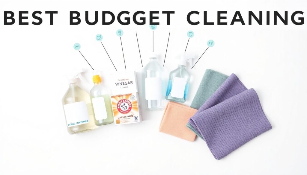 Frugal Home Cleaning Hacks That Save Time and Money - иллюстрация