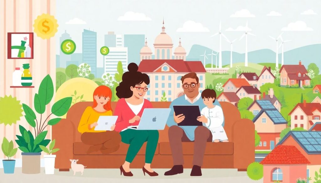 Budgeting for a Green Lifestyle on a Budget - иллюстрация