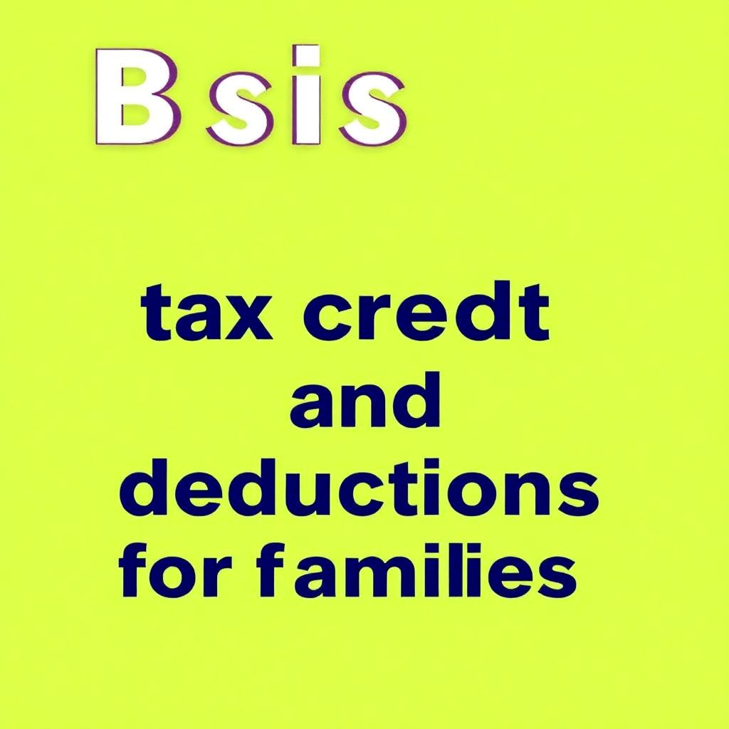 Tax credits and deductions for families to save more on annual tax returns
