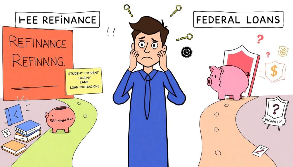 Student Loan Refinancing Pros and Cons - иллюстрация