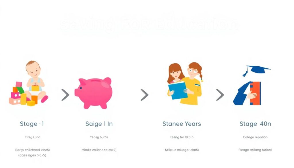 Education Savings Across the Lifespan - иллюстрация