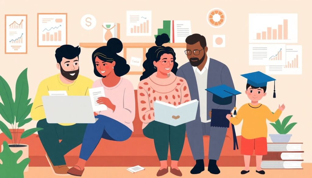 Education Savings Across the Lifespan - иллюстрация