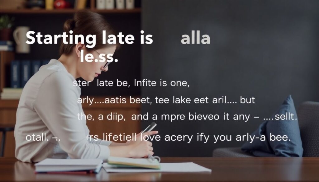 Catch-Up Saving Strategies for Late Starters - иллюстрация