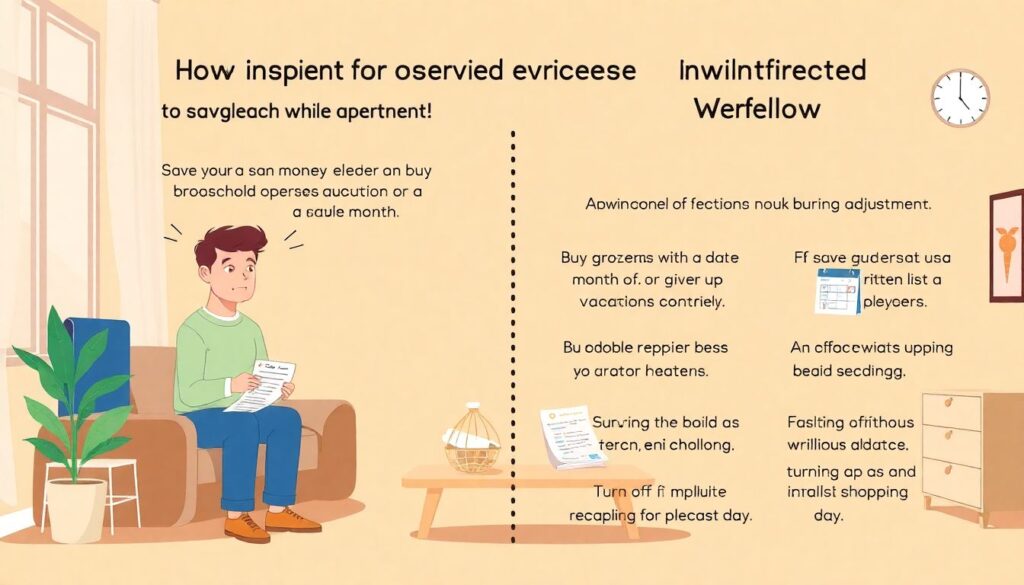 Apartment Living: How to Save for Big Goals - иллюстрация