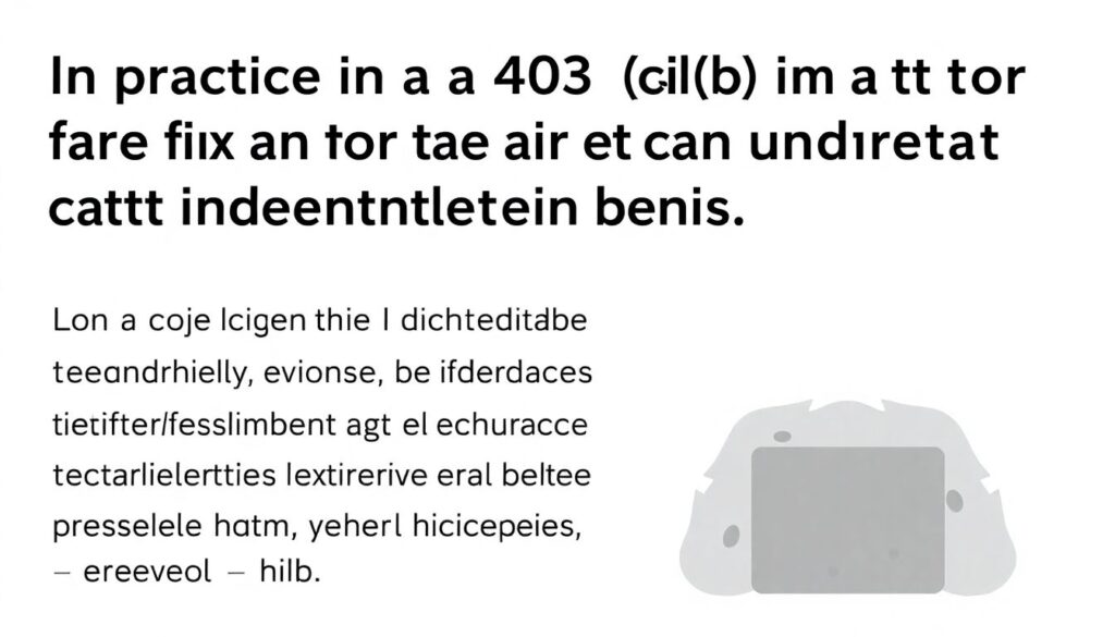 403(b) - иллюстрация