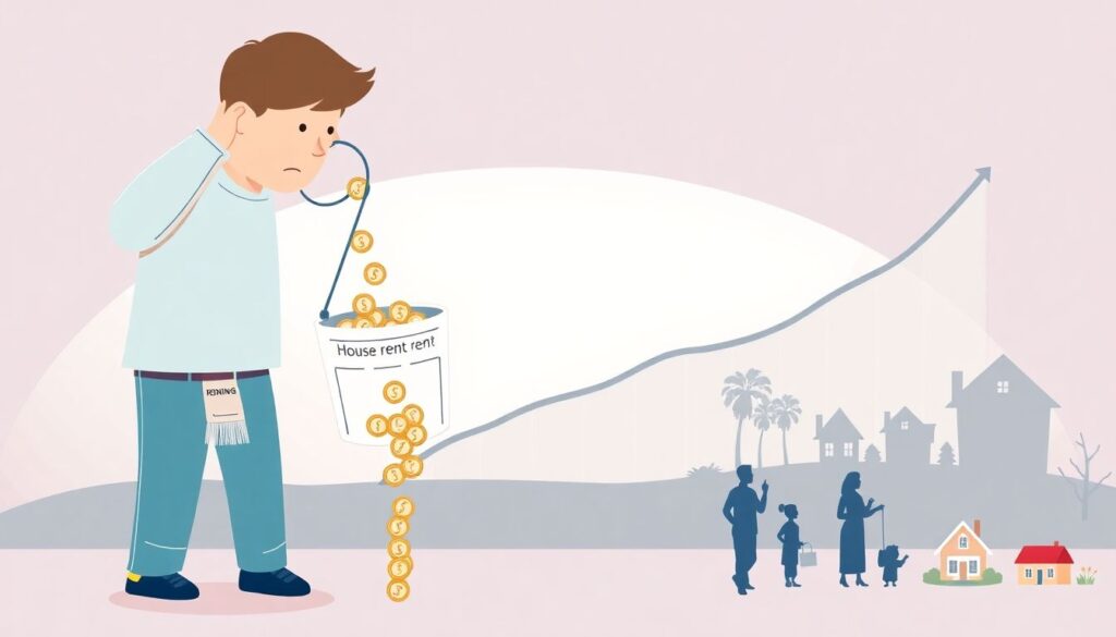 Saving for a Down Payment While Renting - иллюстрация