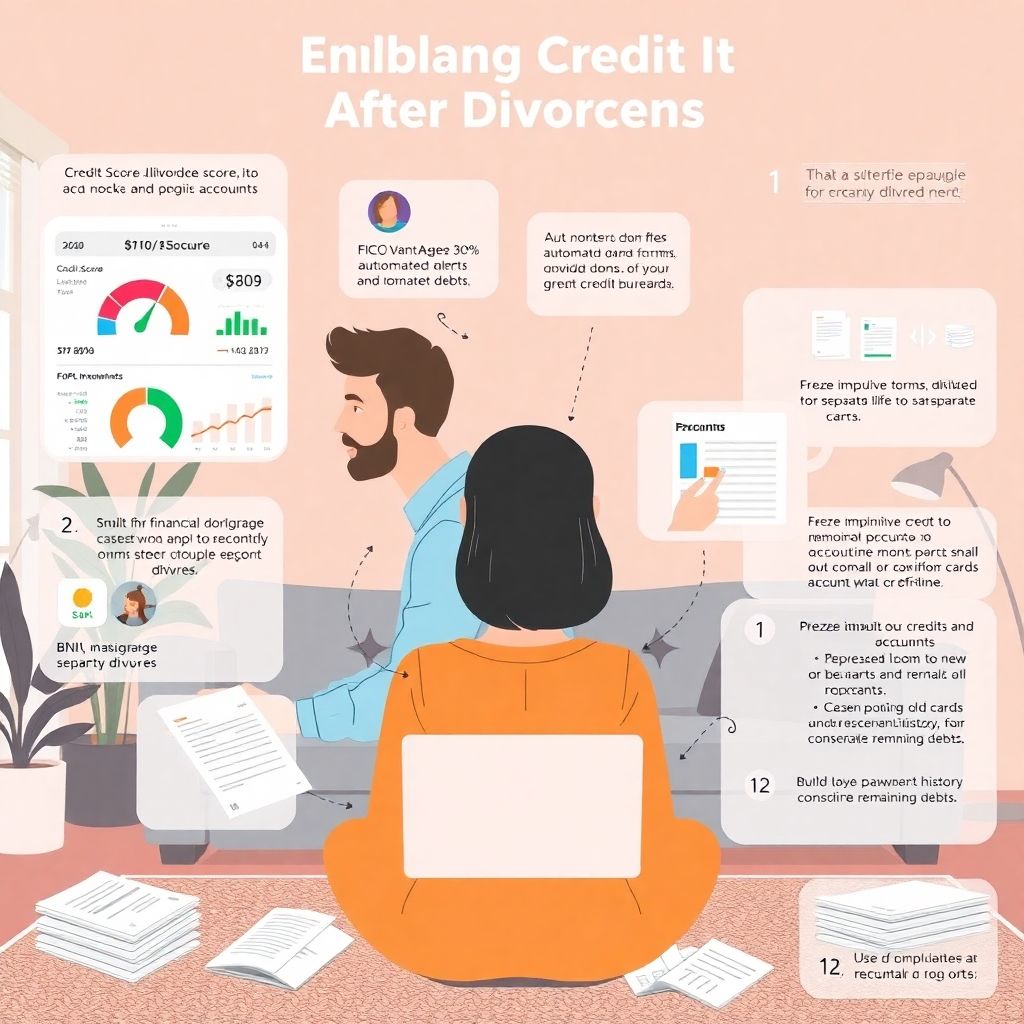 Rebuilding credit after divorce: practical steps to regain financial stability