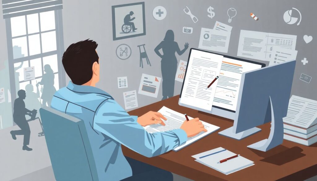 Disability Claims: Navigating the System - иллюстрация