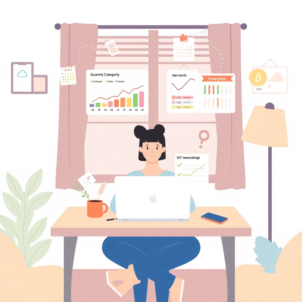 Do-it-yourself financial quarterly reviews to track and improve your money management