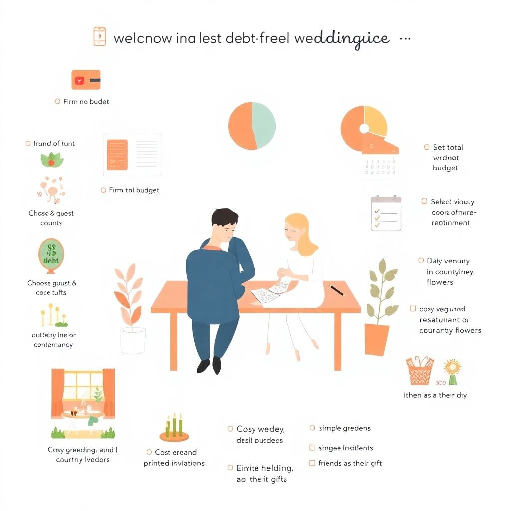 How to budget for a wedding without debt and plan an affordable celebration