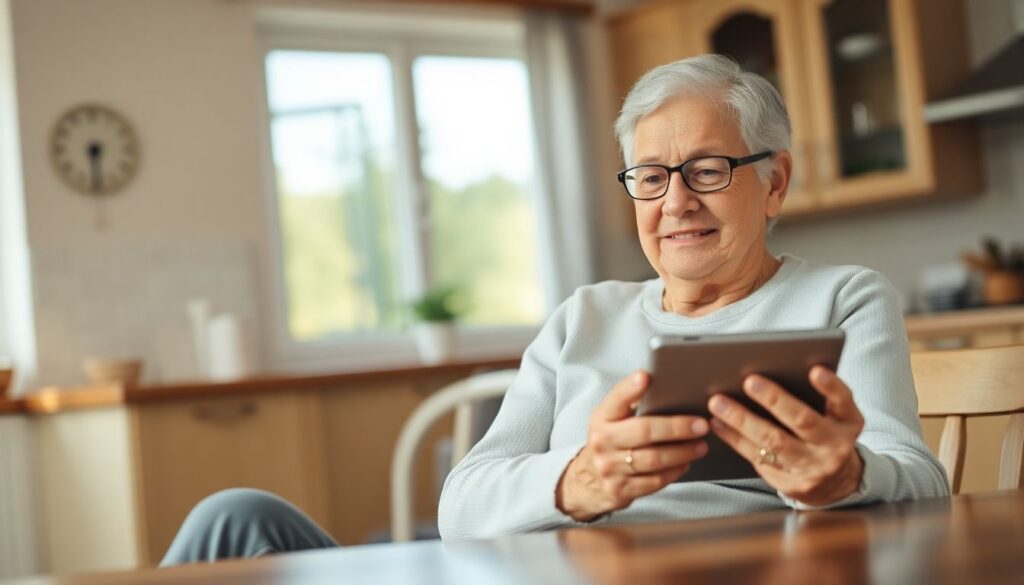 Digital Budgeting for Seniors - иллюстрация