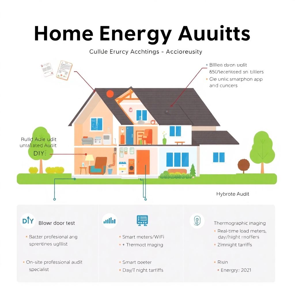 Home energy audits for budgeting savings and reducing your monthly utility bills