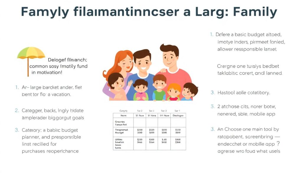 Smart Budgeting for Large Families - иллюстрация