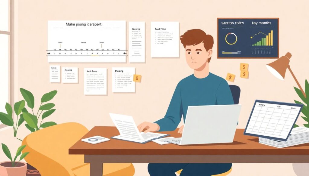 Budgeting for a New Career Change - иллюстрация