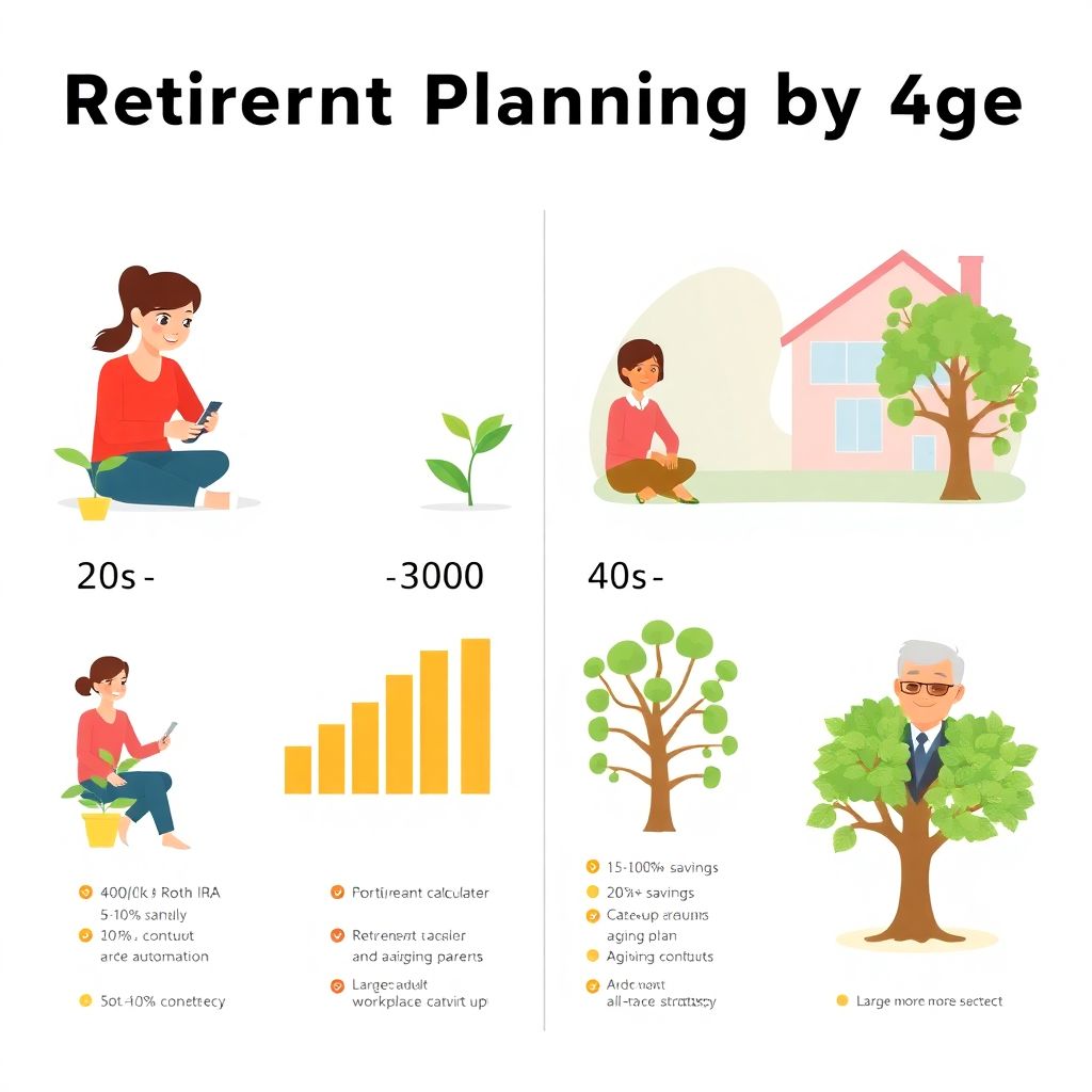 Retirement planning in your 20s, 30s, 40s and 50s: key goals at every age