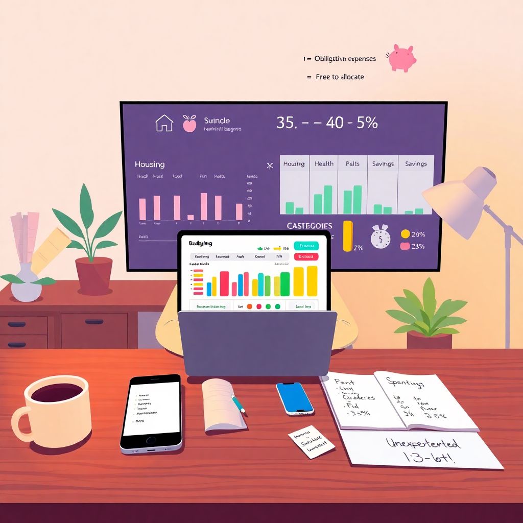 Realistic monthly budget: how to create a plan you’ll actually stick to