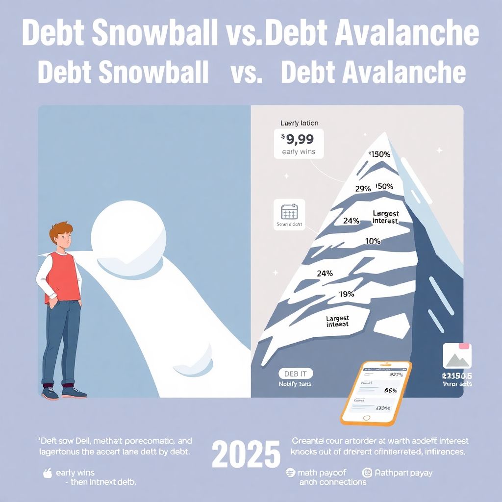 Debt snowball vs debt avalanche: practical guide to choosing your strategy