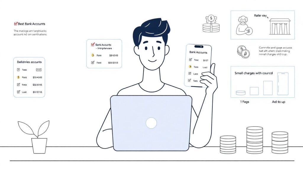 Straightforward Guide to Opening a Bank Account - иллюстрация